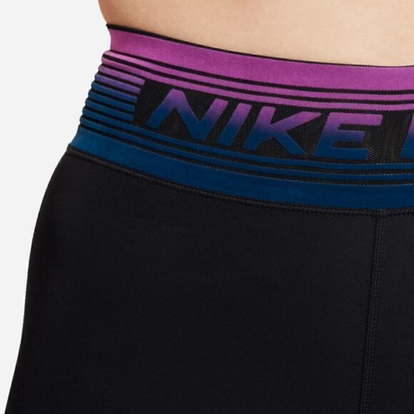 Nike Pro Intertwist Women's Leggings Tights Black Purple Blue Compression Pants - Picture 7 of 11